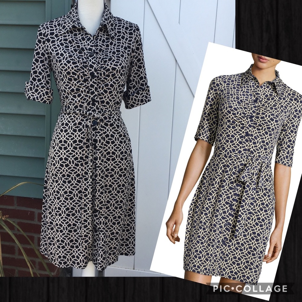 Laundry by Shelli Segal Snapdragon Shirt Dress